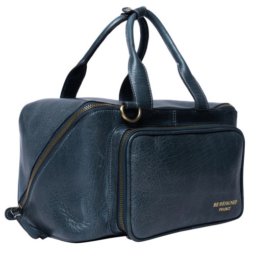 Organizer / torba / RE:DESIGNED / Project 39 / skóra / sapphire blue
