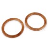 Uchwyty do torby z żywicy epoksydowej / beżowa camel / 12 cm / 930599