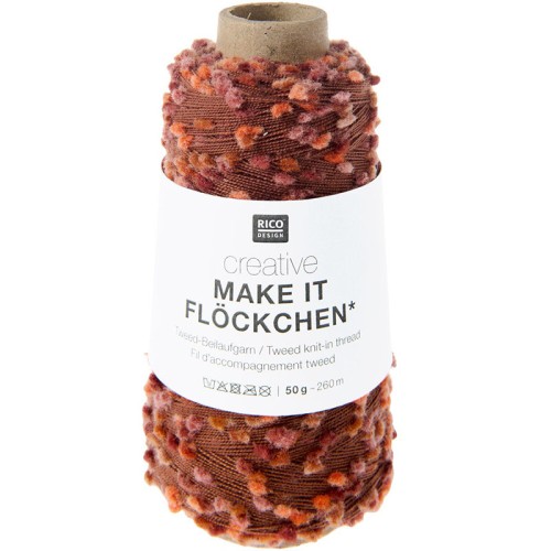 Włóczka / nić fantazyjna z nopkami Rico Design Creative Make It Flöckchen / 002