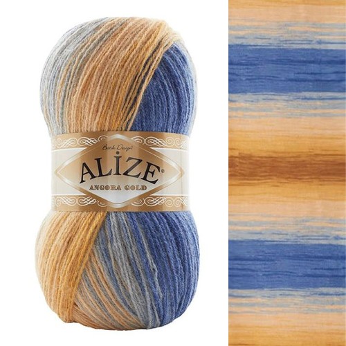 Włóczka Alize Angora Gold Batik 7914
