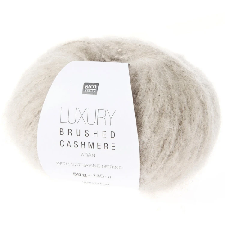 Włóczka Rico Design Luxury Brushed Cashmere Aran 003 / piaskowy