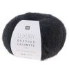 Włóczka Rico Design Luxury Brushed Cashmere Aran 007 / czerń