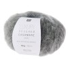 Włóczka Rico Design Luxury Brushed Cashmere Aran 006 / antracyt