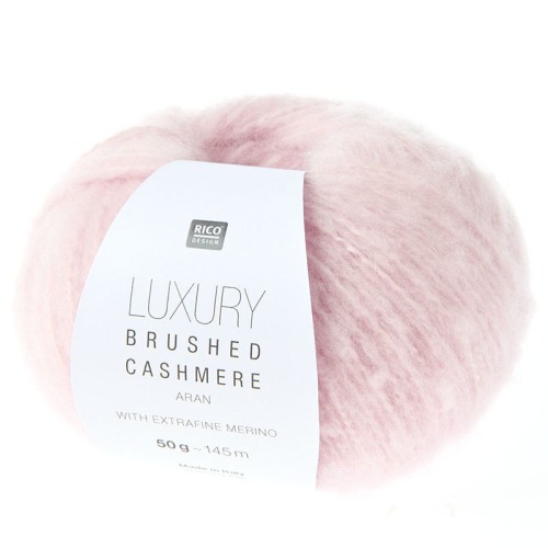 Włóczka Rico Design Luxury Brushed Cashmere Aran 004 / wata cukrowa