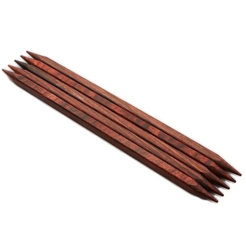 Druty skarpetkowe KnitPro Cubics Symfonie Rose - drewniane