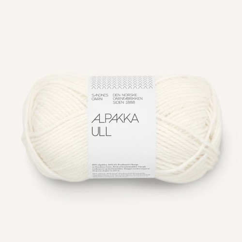 Włóczka Sandnes Garn Alpakka Ull 1002 / ecru