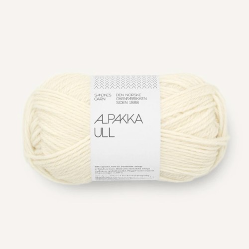 Włóczka Sandnes Garn Alpakka Ull 1012 / krem