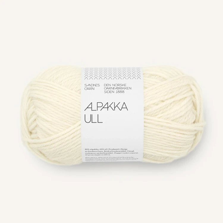 Włóczka Sandnes Garn Alpakka Ull 1012 / krem