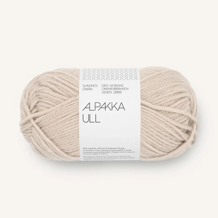 Włóczka Sandnes Garn Alpakka Ull 2321 / beż