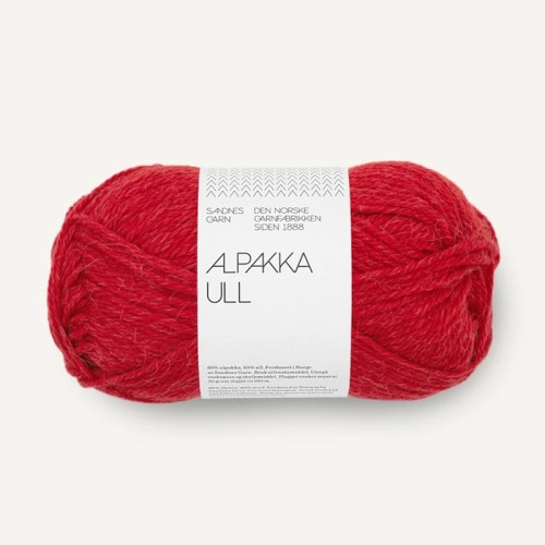 Włóczka Sandnes Garn Alpakka Ull 4227 / czerwień
