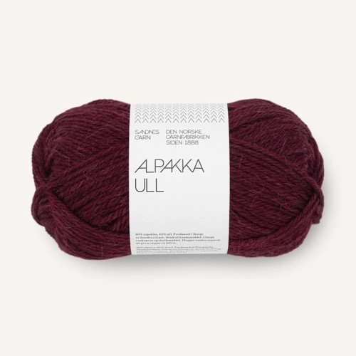 Włóczka Sandnes Garn Alpakka Ull 4372 / wino