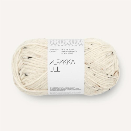 Włóczka Sandnes Garn Alpakka Ull Tweed 2523 / krem z nopkami