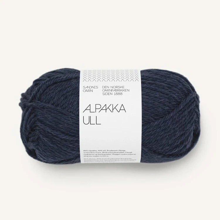Włóczka Sandnes Garn Alpakka Ull 6081 / ciemny jeans