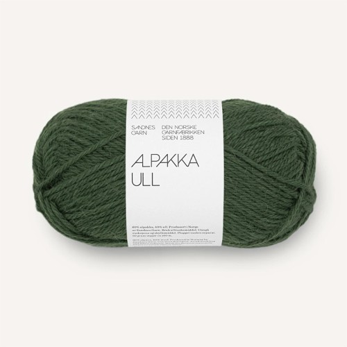 Włóczka Sandnes Garn Alpakka Ull 8082 / leśny