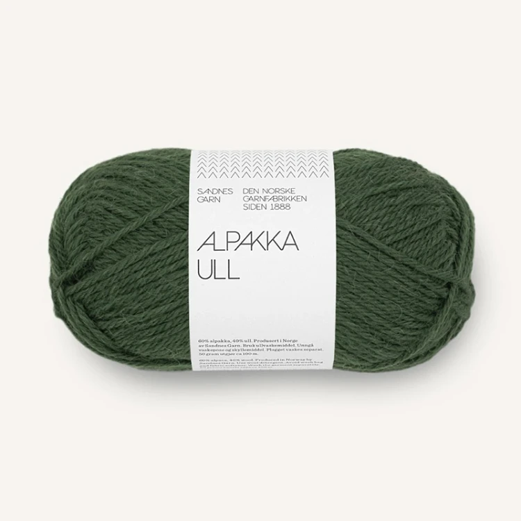 Włóczka Sandnes Garn Alpakka Ull 8082 / leśny