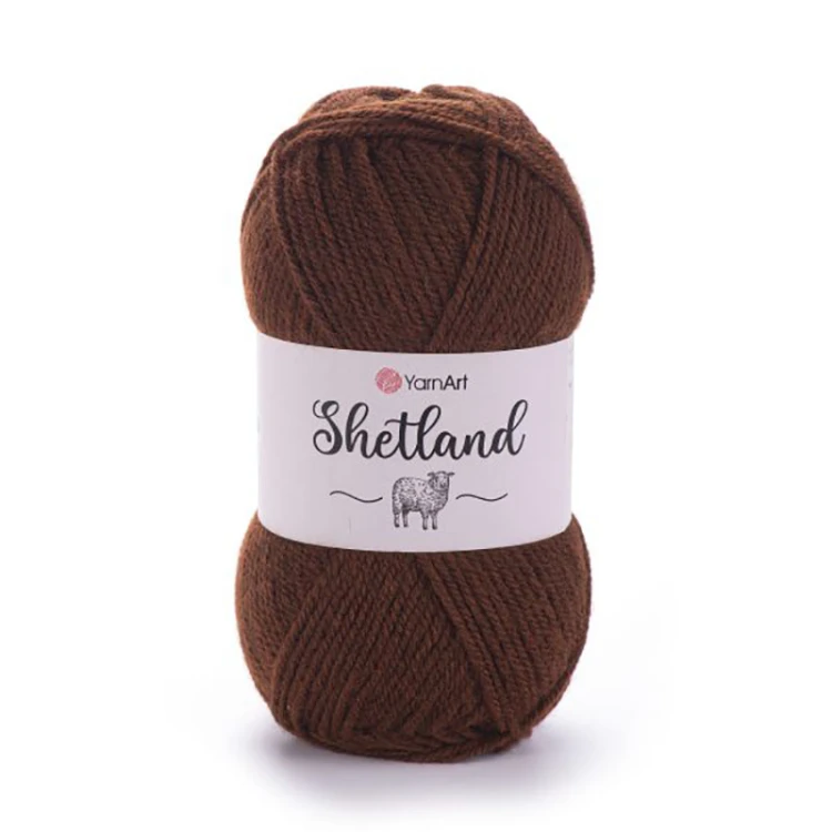 Włóczka YarnArt Shetland 520 / ciepły brąz