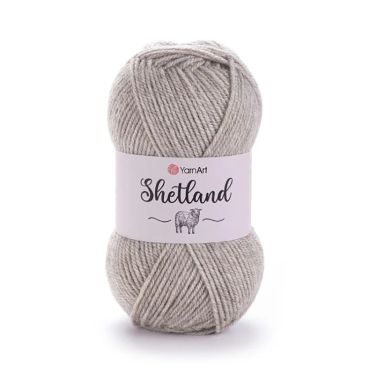 Włóczka YarnArt Shetland 504 / jasny beż melanż