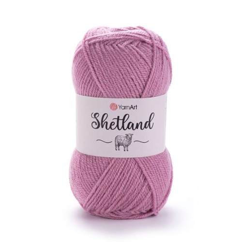Włóczka YarnArt Shetland 508 / malinowy róż