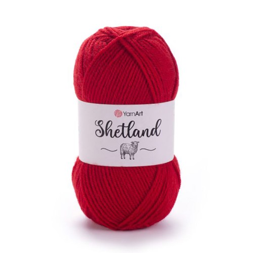 Włóczka YarnArt Shetland 507 / czerwień
