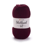 Włóczka YarnArt Shetland 523 / bordo