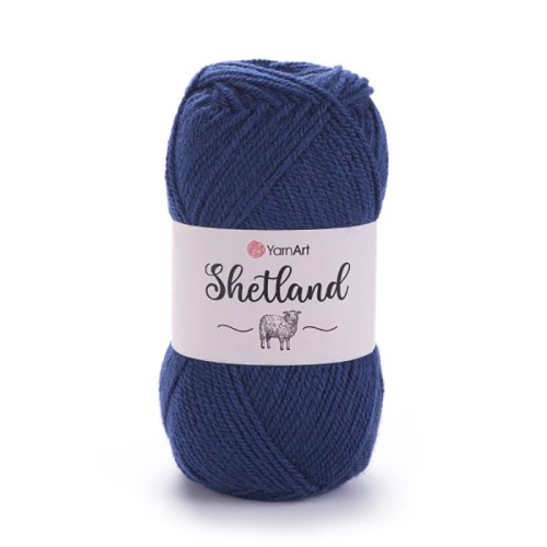 Włóczka YarnArt Shetland 528 / ciemne indygo