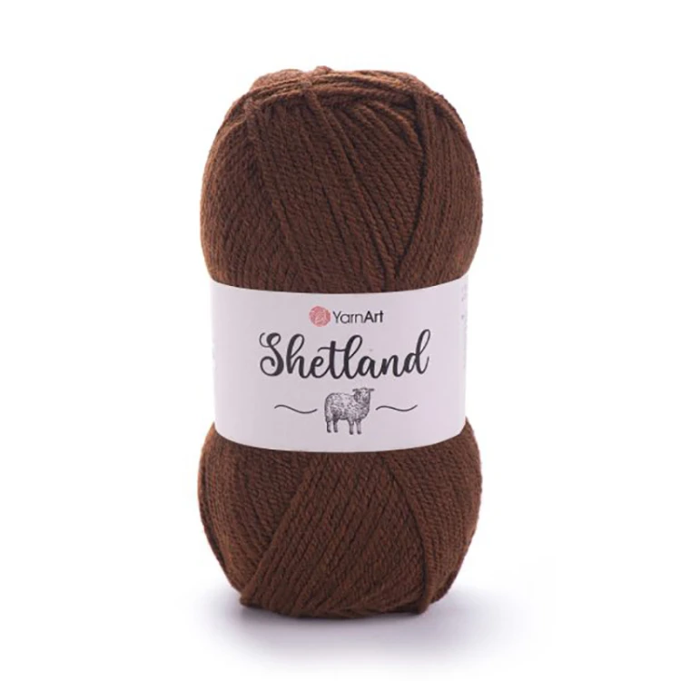 Włóczka YarnArt Shetland 542 / brąz