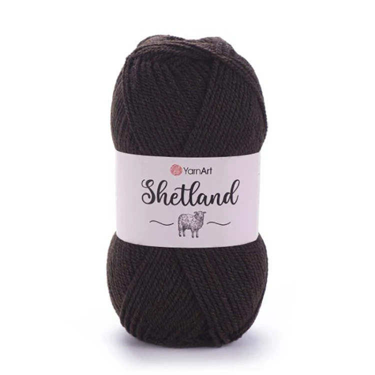 Włóczka YarnArt Shetland 520 / ciepły brąz