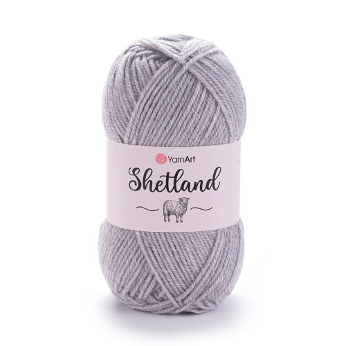 Włóczka YarnArt Shetland 529 / jasny szary