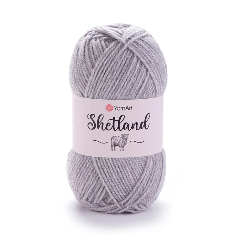 Włóczka YarnArt Shetland 529 / jasny szary