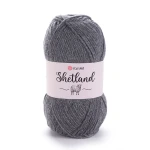 Włóczka YarnArt Shetland 531 / ciemny szary