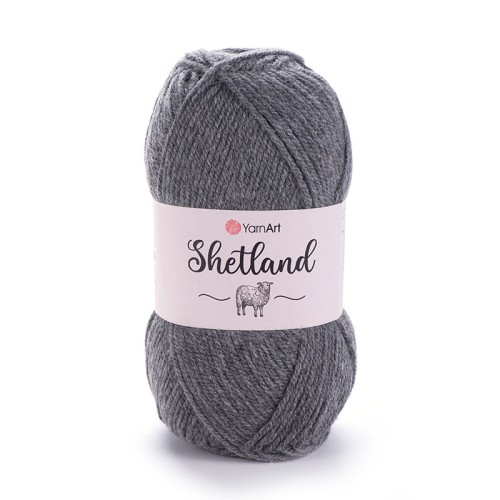 Włóczka YarnArt Shetland 531 / ciemny szary