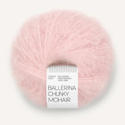 Włóczka Sandnes Garn Ballerina Chunky Mohair 4511 / pudrowy róż