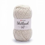 Włóczka YarnArt Shetland 535 A / ecru melanż