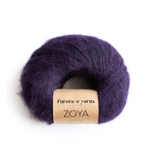 Włóczka Furora Yarns Zoya / bakłażan