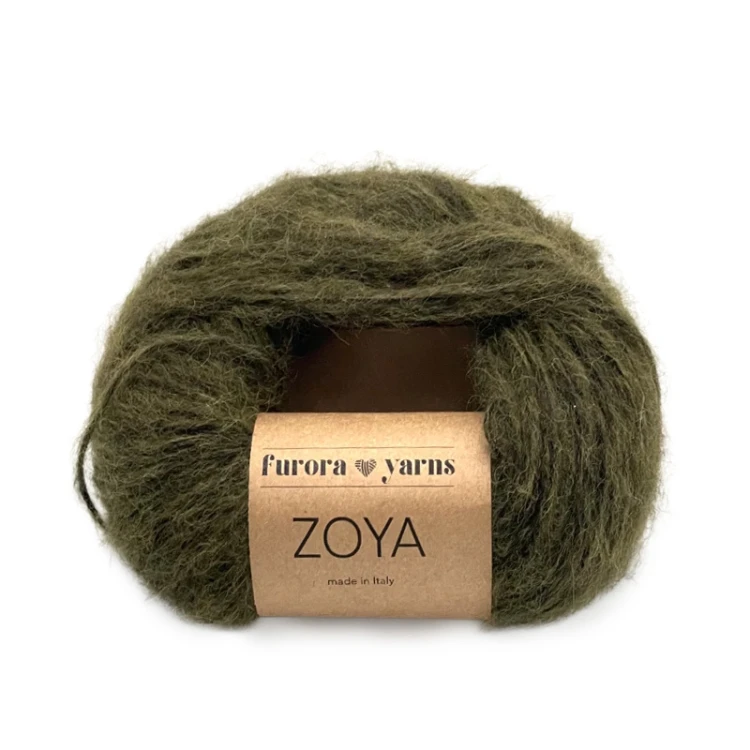 Włóczka Furora Yarns Zoya / oliwka