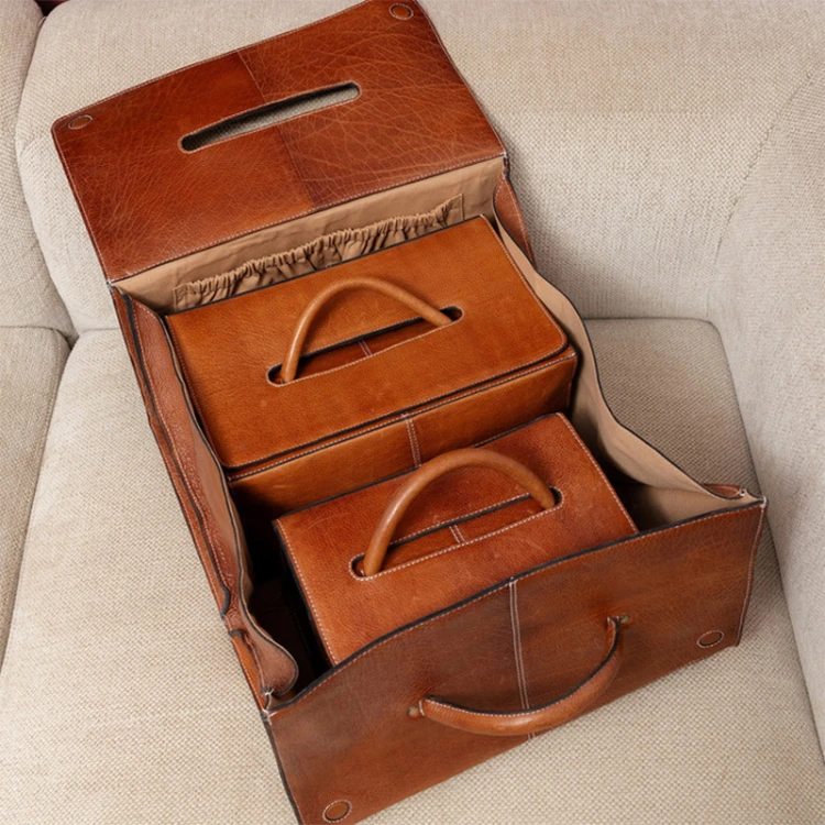 Organizer / torba / RE:DESIGNED / Project 134 / skóra / walnut