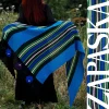 Zestaw na chustę „Zapaska" od Forest of Needles 01 / Kokonki Classic / Czerń/lazur/butelkowa zieleń/zieleń/wanilia/kobalt/fiolet