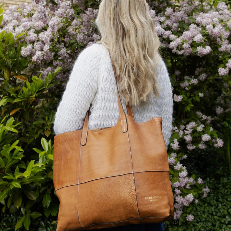 Torba RE:DESIGNED / Project 19 / skóra / burned tan