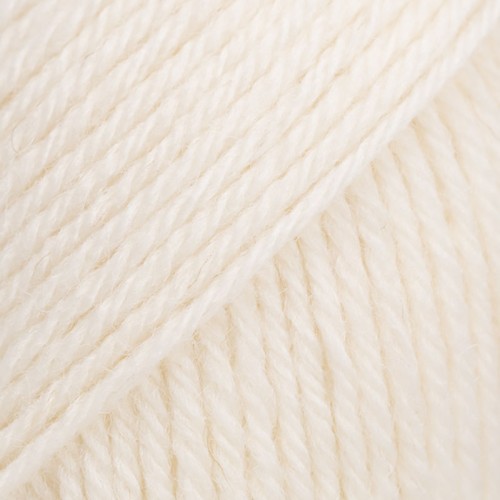 Włóczka Drops Saga 01 / ecru / uni colour