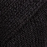Włóczka Drops Saga 02 / czarny / uni colour