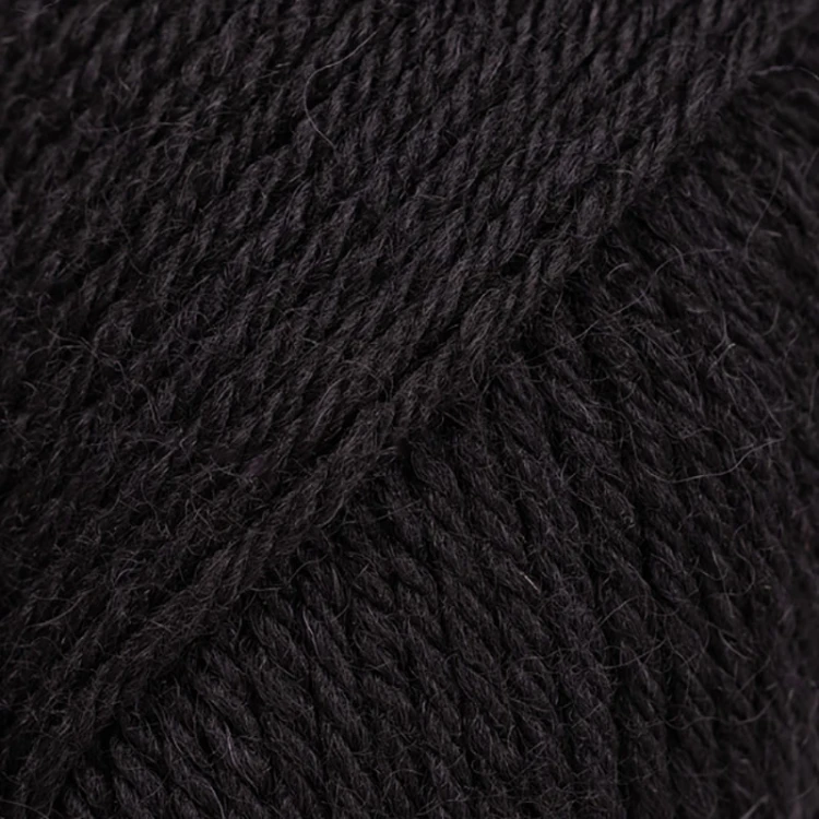Włóczka Drops Saga 02 / czarny / uni colour