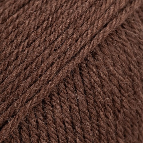 Włóczka Drops Saga 15 / czekolada / uni colour