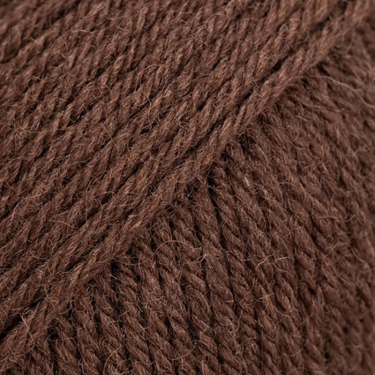 Włóczka Drops Saga 15 / czekolada / uni colour