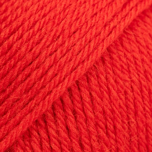 Włóczka Drops Saga 44 / głęboka czerwień / uni colour