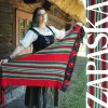 Zestaw na chustę „Zapaska" od Forest of Needles 05 / Kokonki Merino / Czerń/czerwień/ciemna zieleń/zieleń/cytryna/bordo/szafir