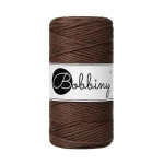 Sznurek skręcany bawełniany Bobbiny Macrame Cord / Czekoladowy / Chocolate Brown / 3mm / 100m