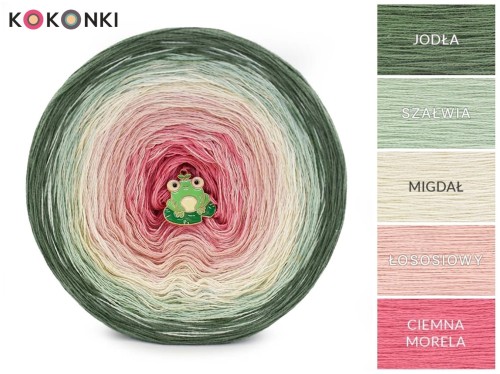 KOKONEK_NATURE NT573 Hard candy - Jodła/szałwia/migdał/łososiowy/ciemna morela