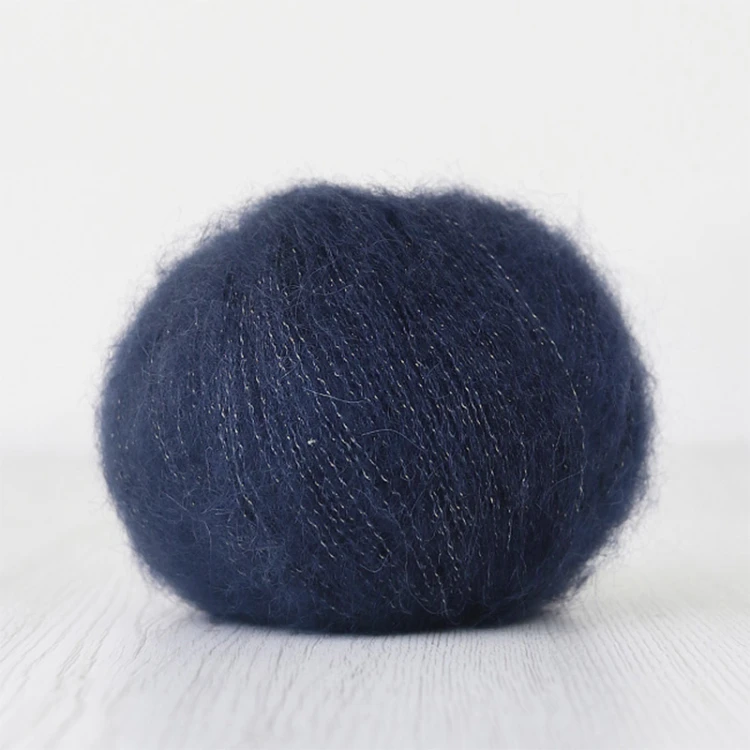 Włóczka DHG Fluffy Lame Tuareg / gwieździste niebo