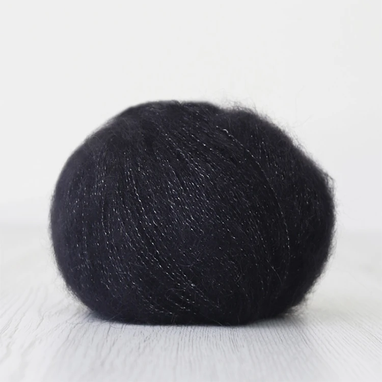 Włóczka DHG Fluffy Lame Dark / północ