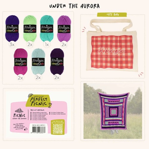 Zestaw Scheepjes CAL2026 Koc Colour Crafter - Aurora
